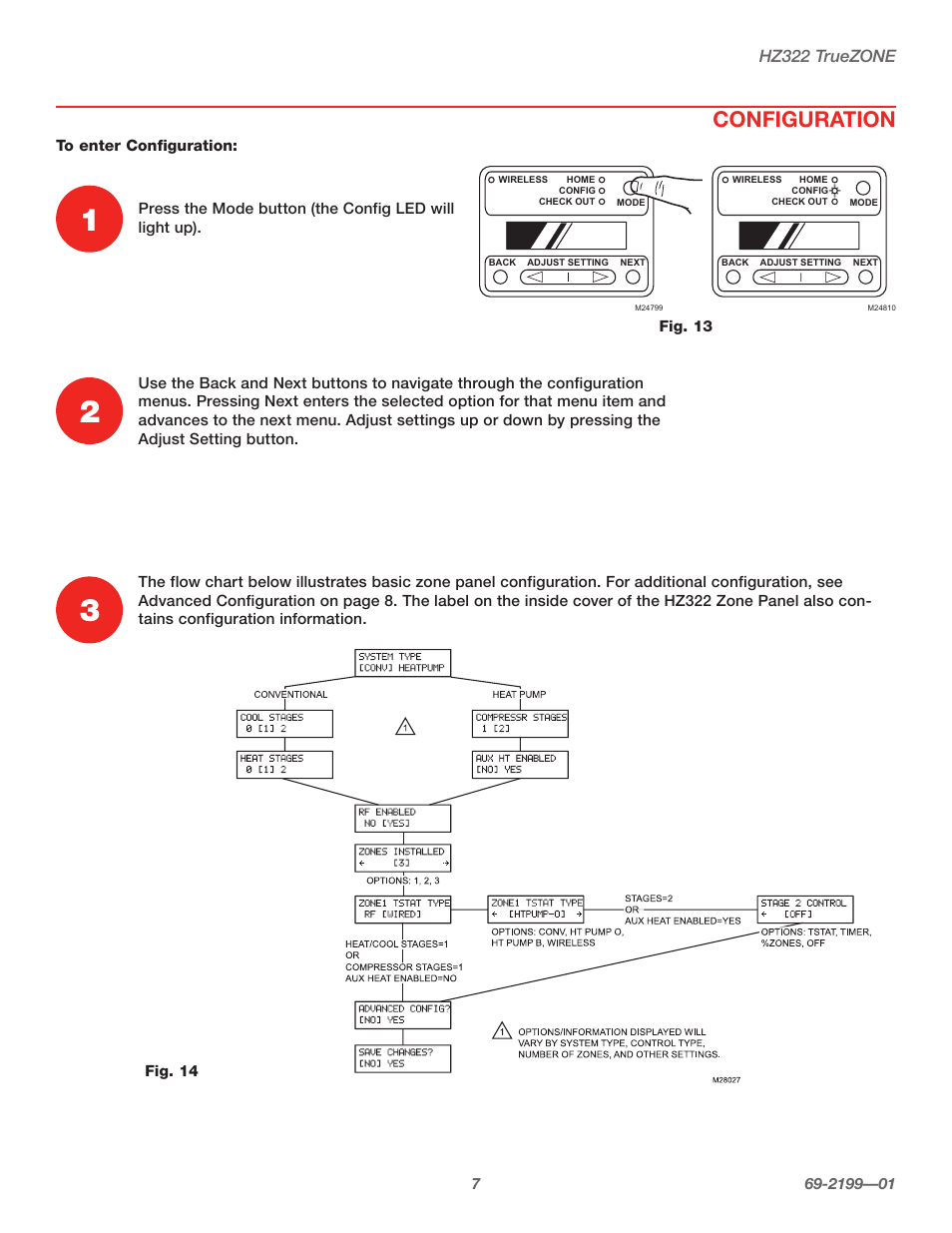 Configuration, Hz322 truezone | Honeywell TRUEZONE HZ322 User Manual | Page 9 / 12