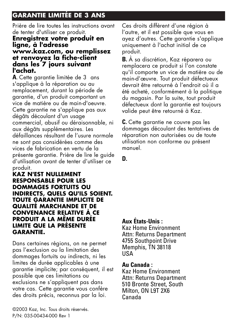 Honeywell HZ-2204 User Manual | Page 14 / 21