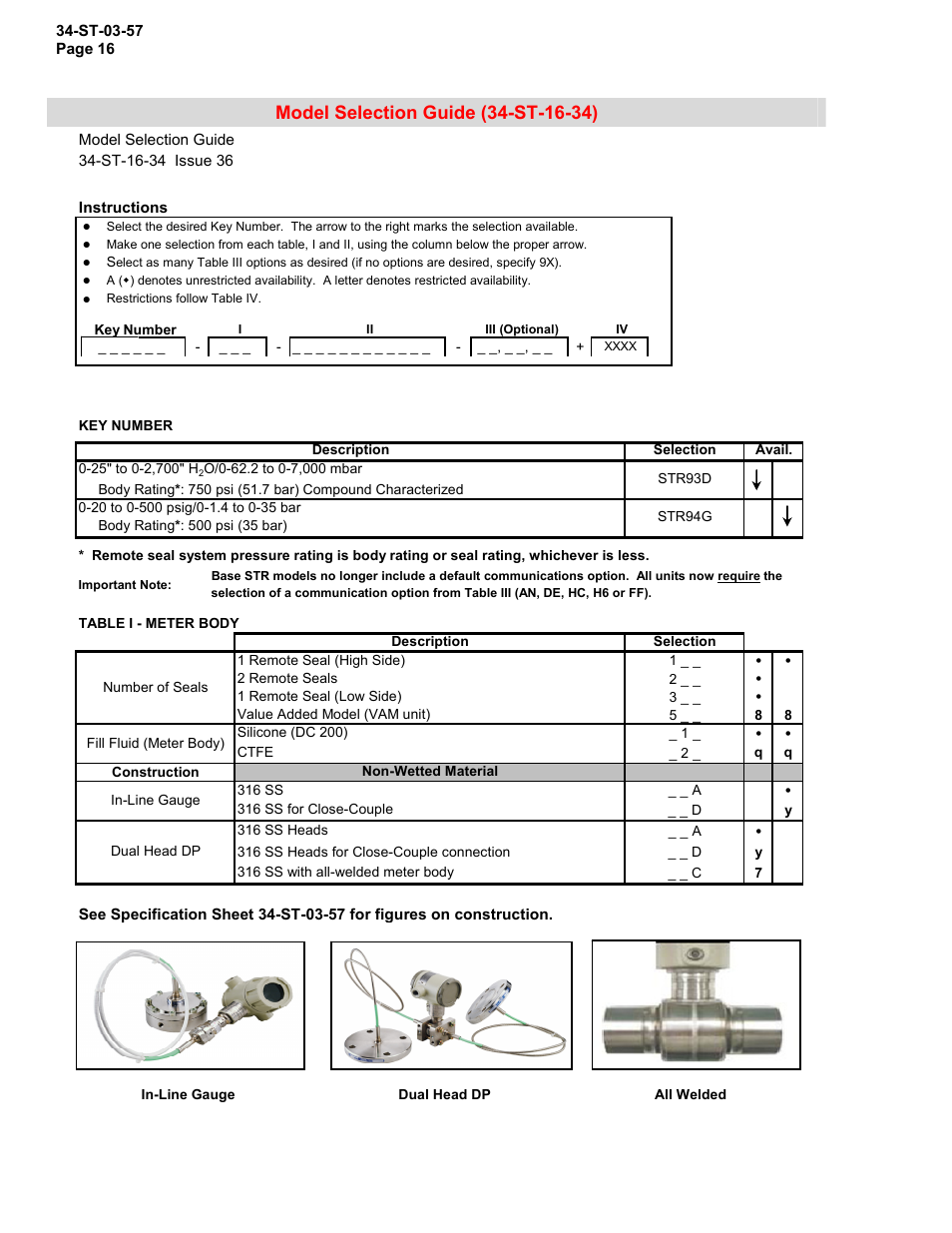Honeywell ST 3000 SMART TRANSMITTER STR93D User Manual | Page 16 / 32