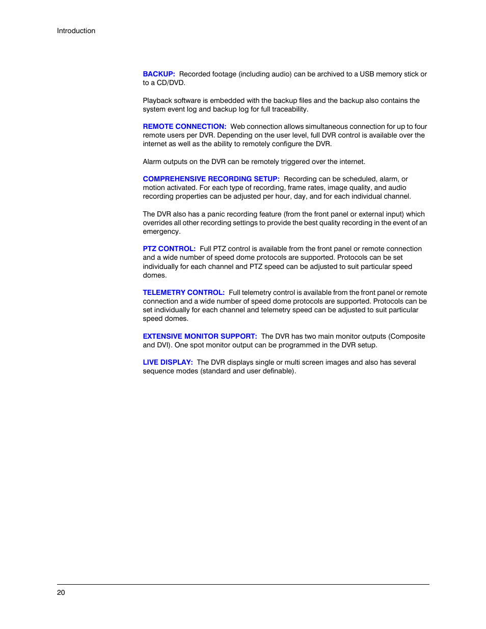Honeywell HREP4 User Manual | Page 20 / 104