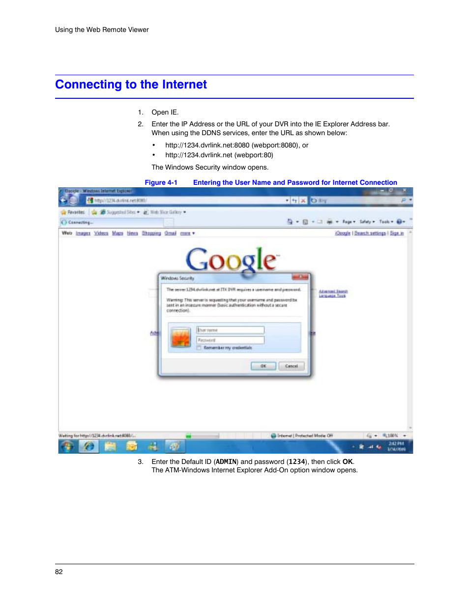 Connecting to the internet, Figure 4-1 | Honeywell HREP4 User Manual | Page 82 / 104