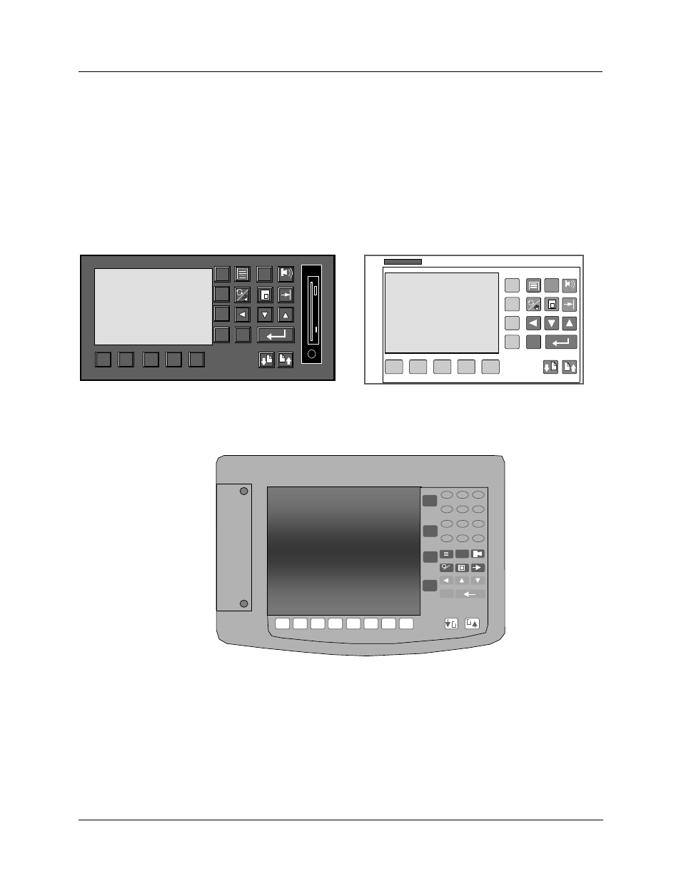 Operator interface, Figure 3 551 operator interface, Figure 4 552 operator interface | Equipment identification operator interface, Honeywell | Honeywell UMC800 User Manual | Page 15 / 128