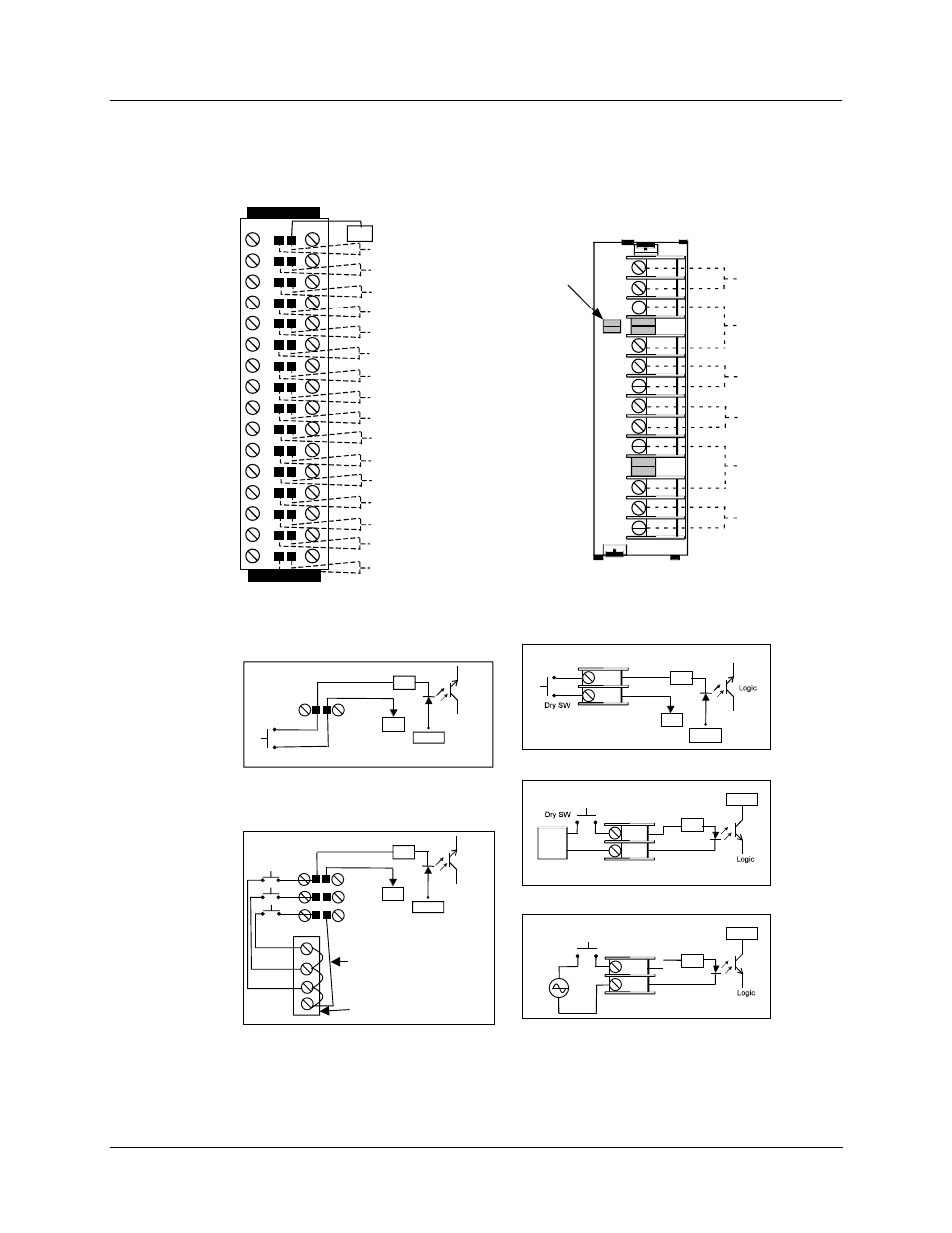 Figure 16 di module terminal block connections, Mounting and wiring signal wiring | Honeywell UMC800 User Manual | Page 37 / 128