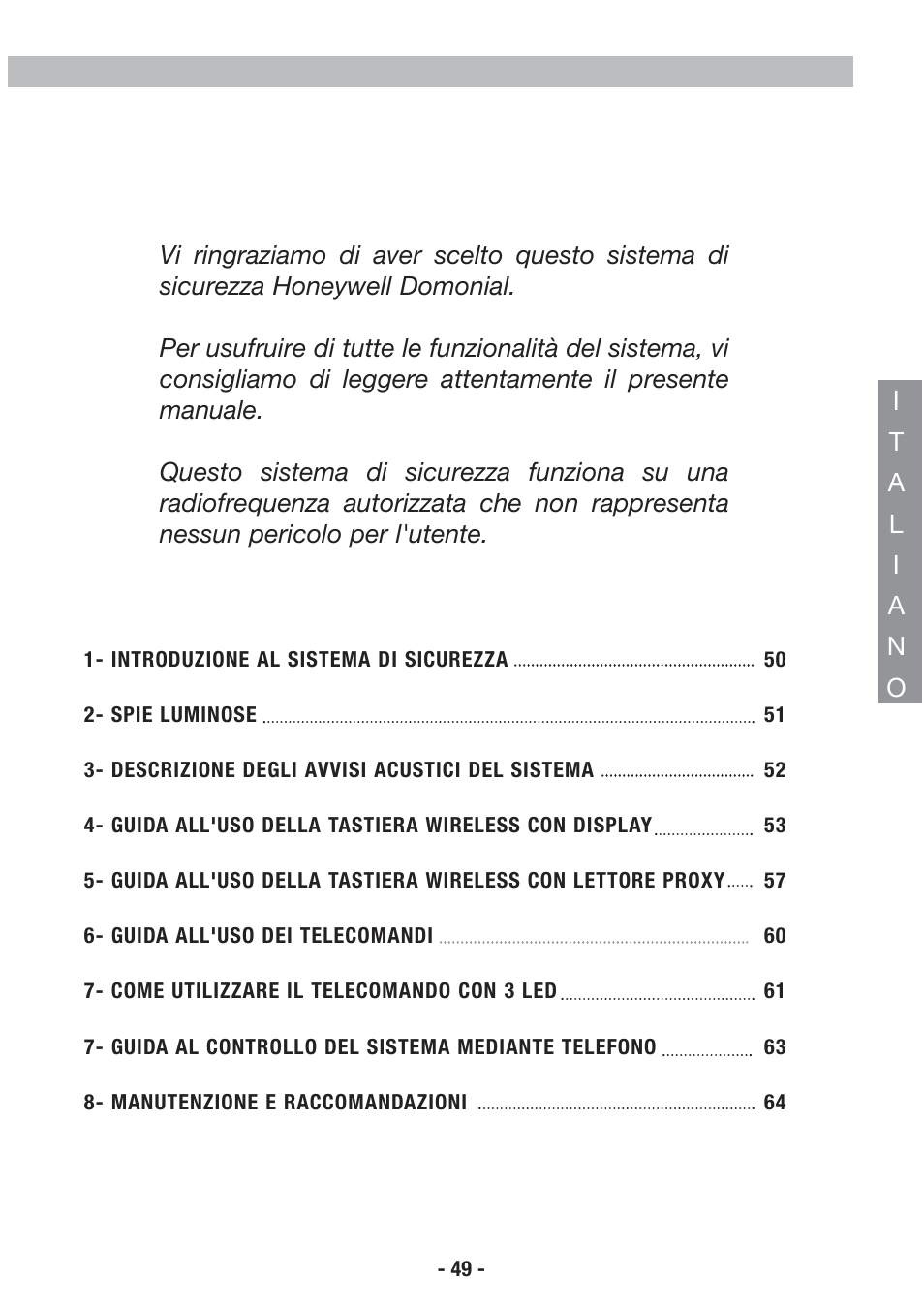 Honeywell EKZ008200B User Manual | Page 50 / 97