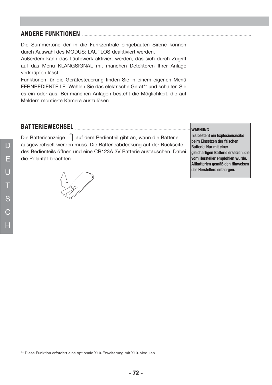 Honeywell EKZ008200B User Manual | Page 73 / 97