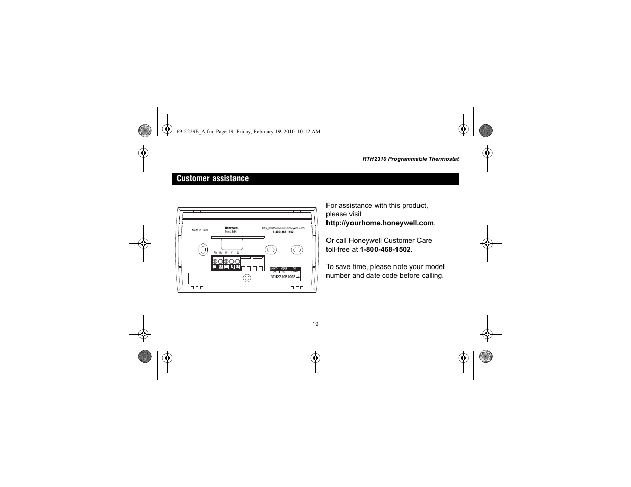 Honeywell RTH2310 User Manual | Page 21 / 44