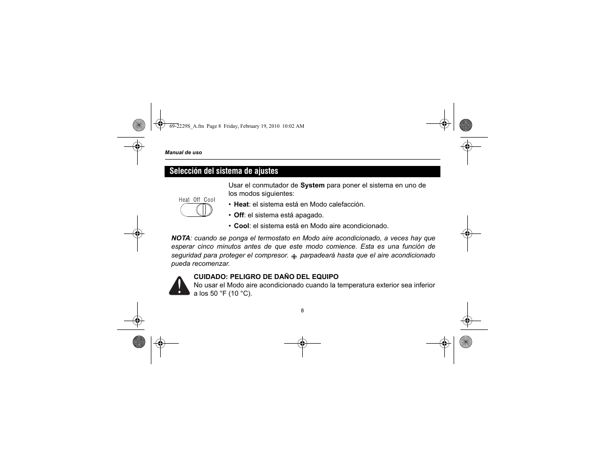 Honeywell RTH2310 User Manual | Page 32 / 44