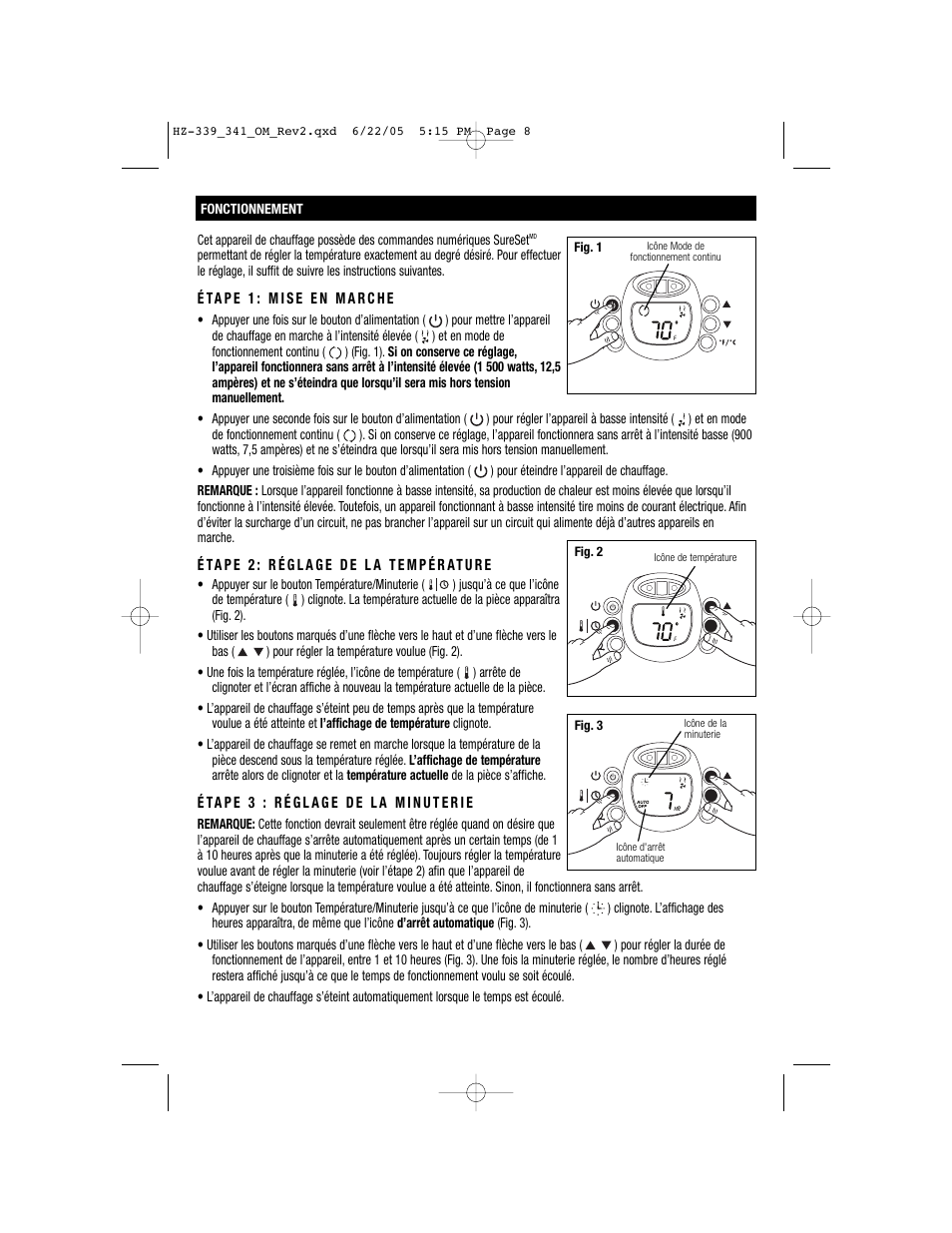 Honeywell HZ-341 User Manual | Page 8 / 19