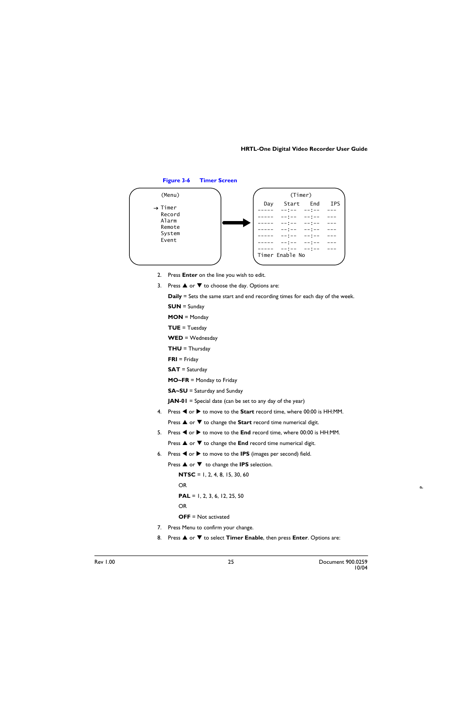 Figure 3-6, Timer screen | Honeywell HRTL-One User Manual | Page 35 / 62