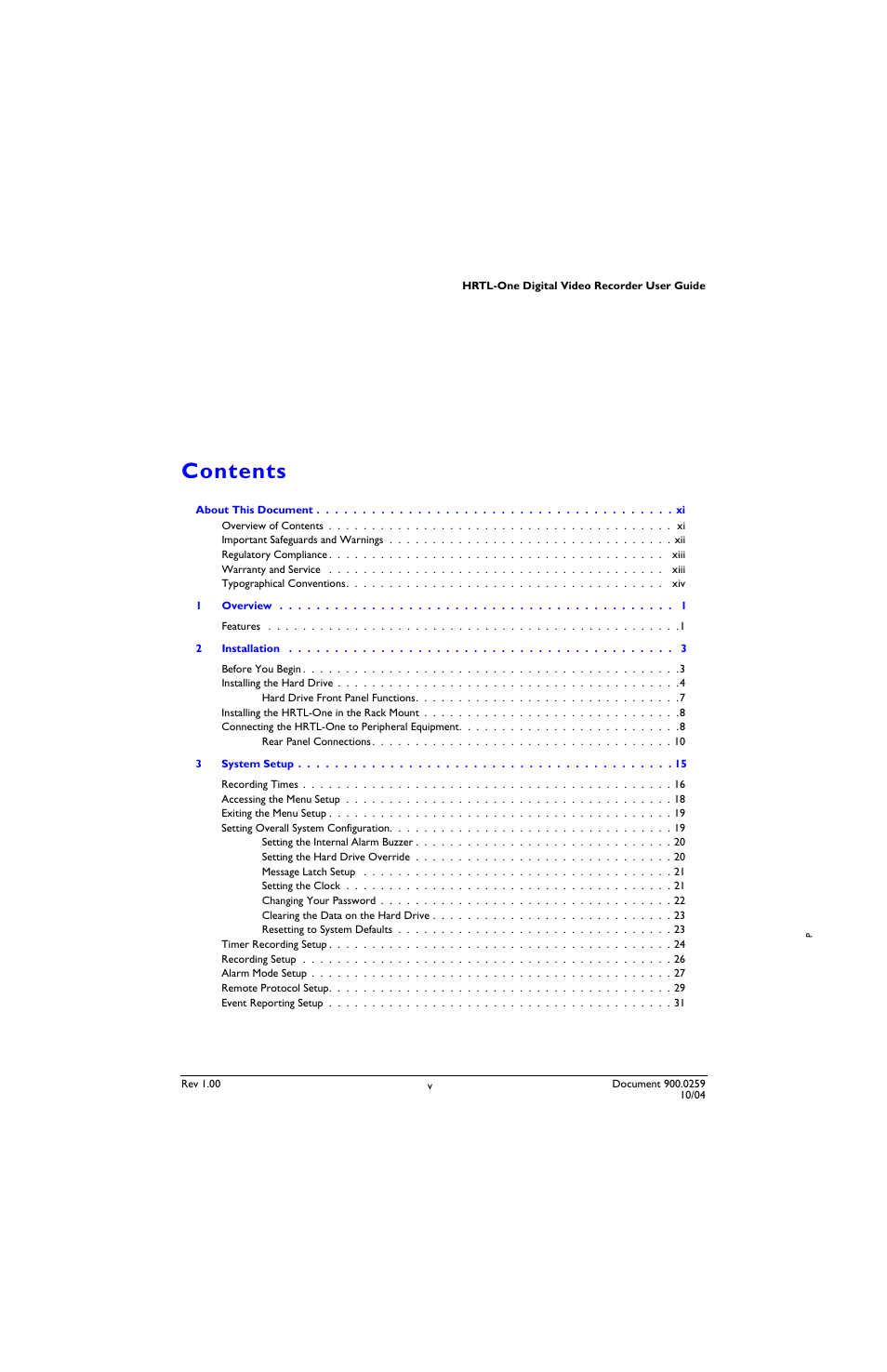 Honeywell HRTL-One User Manual | Page 4 / 62