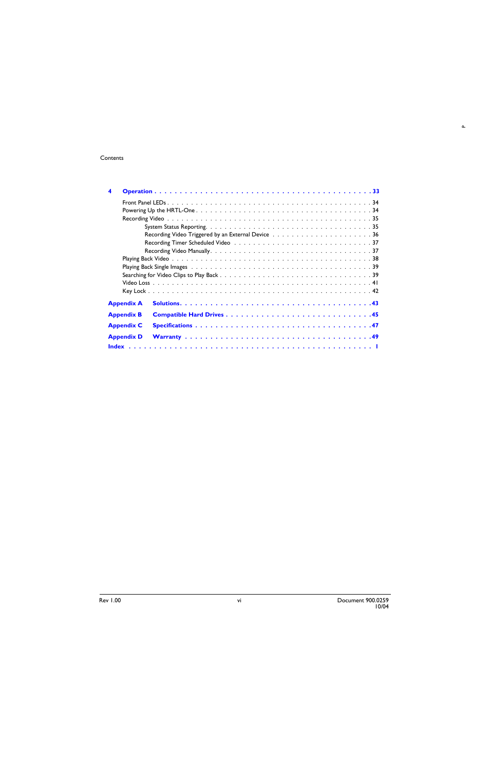 Honeywell HRTL-One User Manual | Page 5 / 62