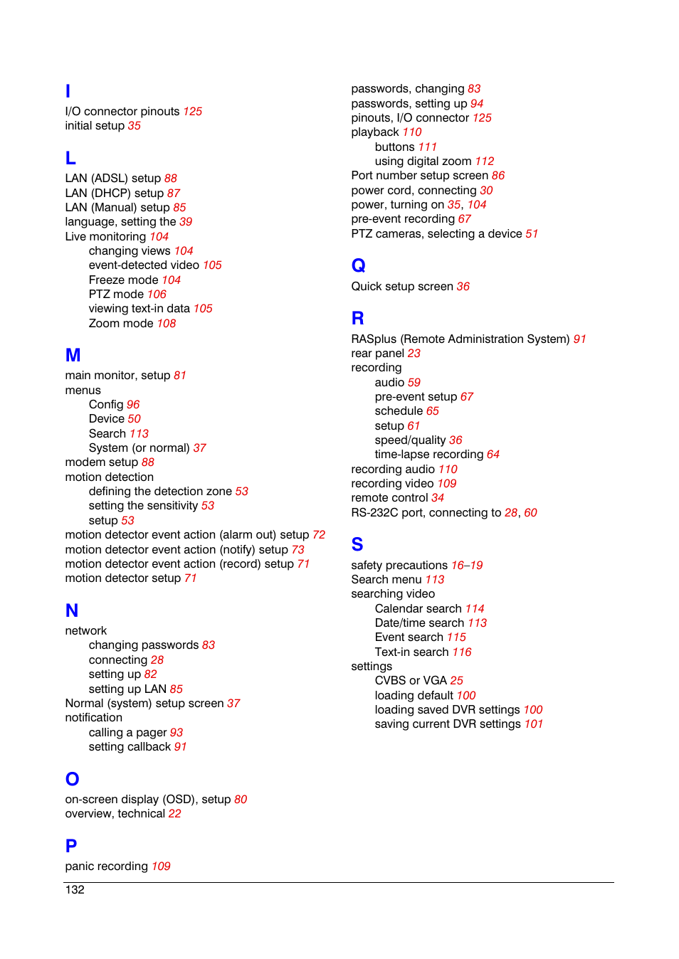 Honeywell HRSD4 User Manual | Page 132 / 136