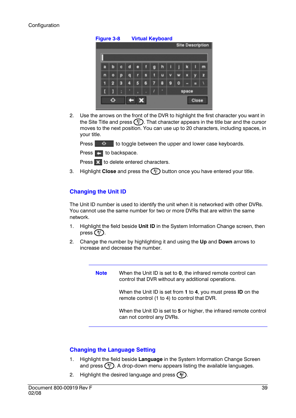Honeywell HRSD4 User Manual | Page 39 / 136