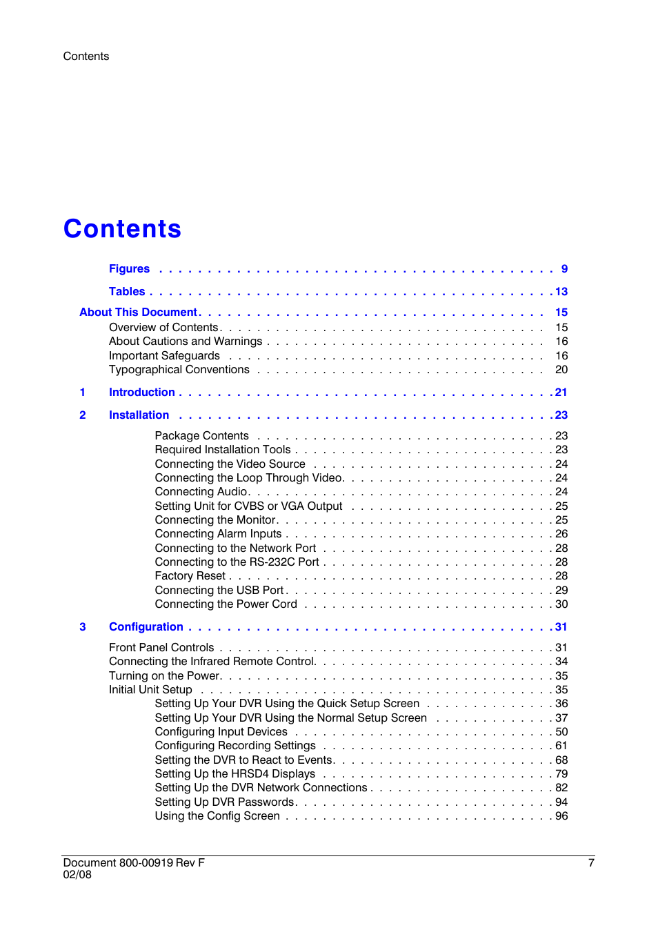 Honeywell HRSD4 User Manual | Page 7 / 136
