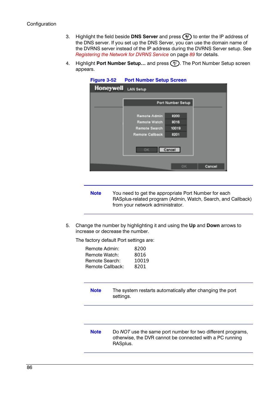 Honeywell HRSD4 User Manual | Page 86 / 136
