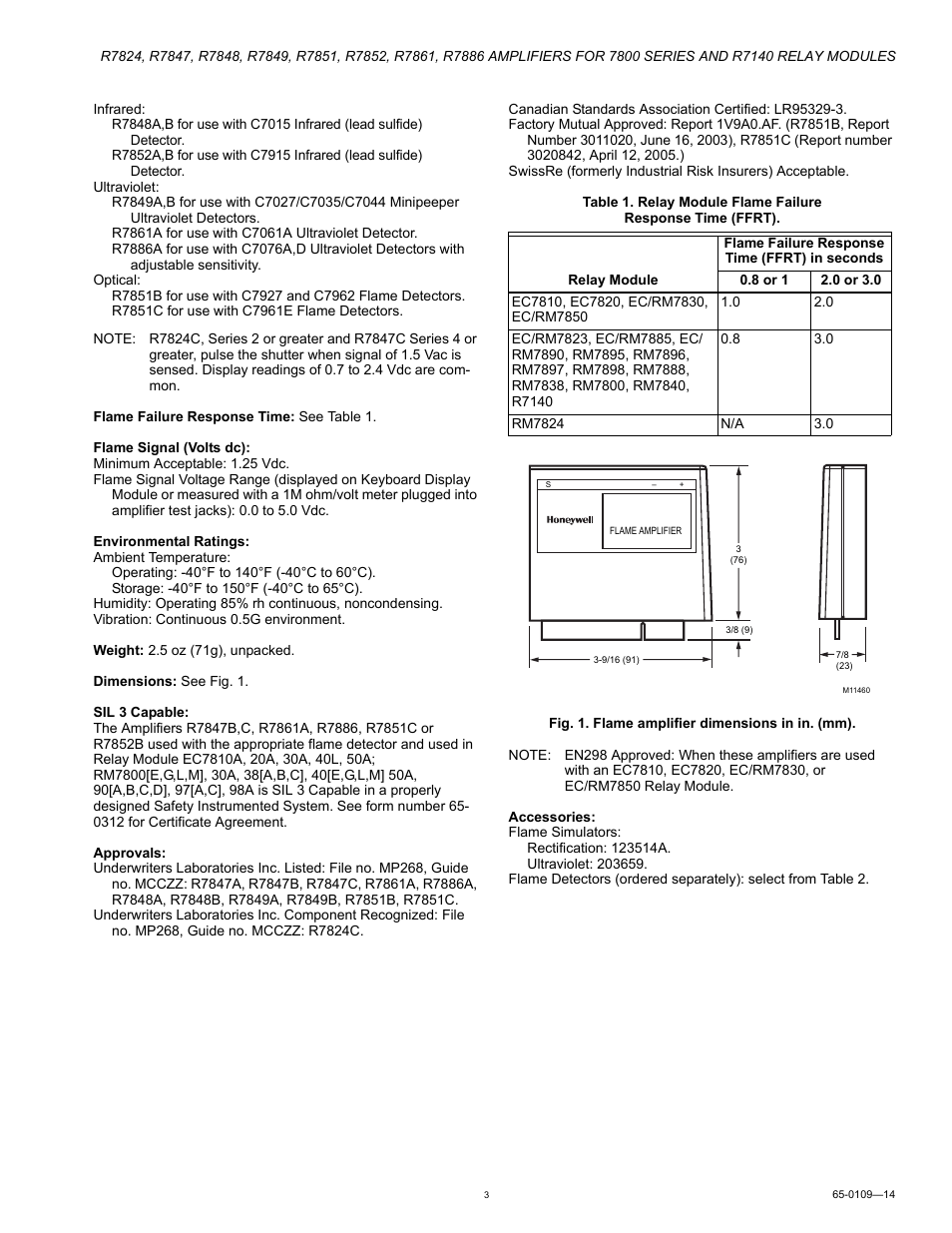 Honeywell R7824 User Manual | Page 3 / 8