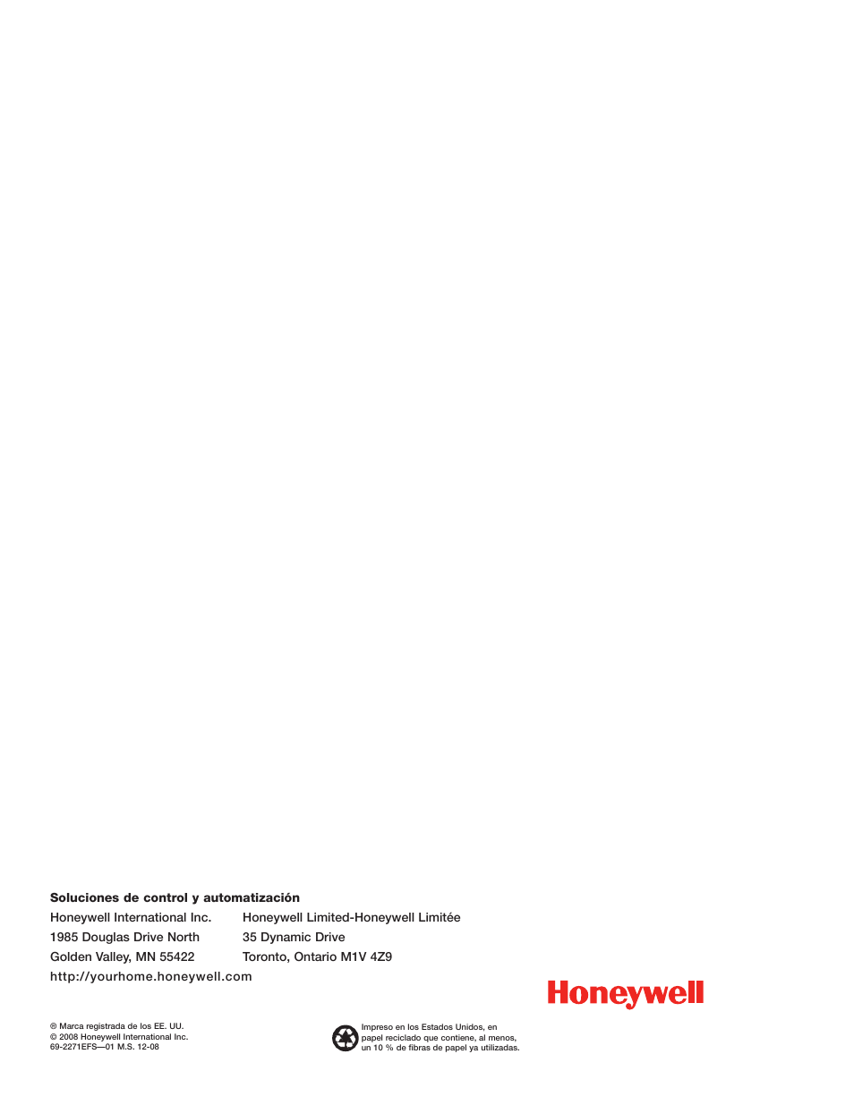 Honeywell TRUEDRY DH150 User Manual | Page 60 / 60