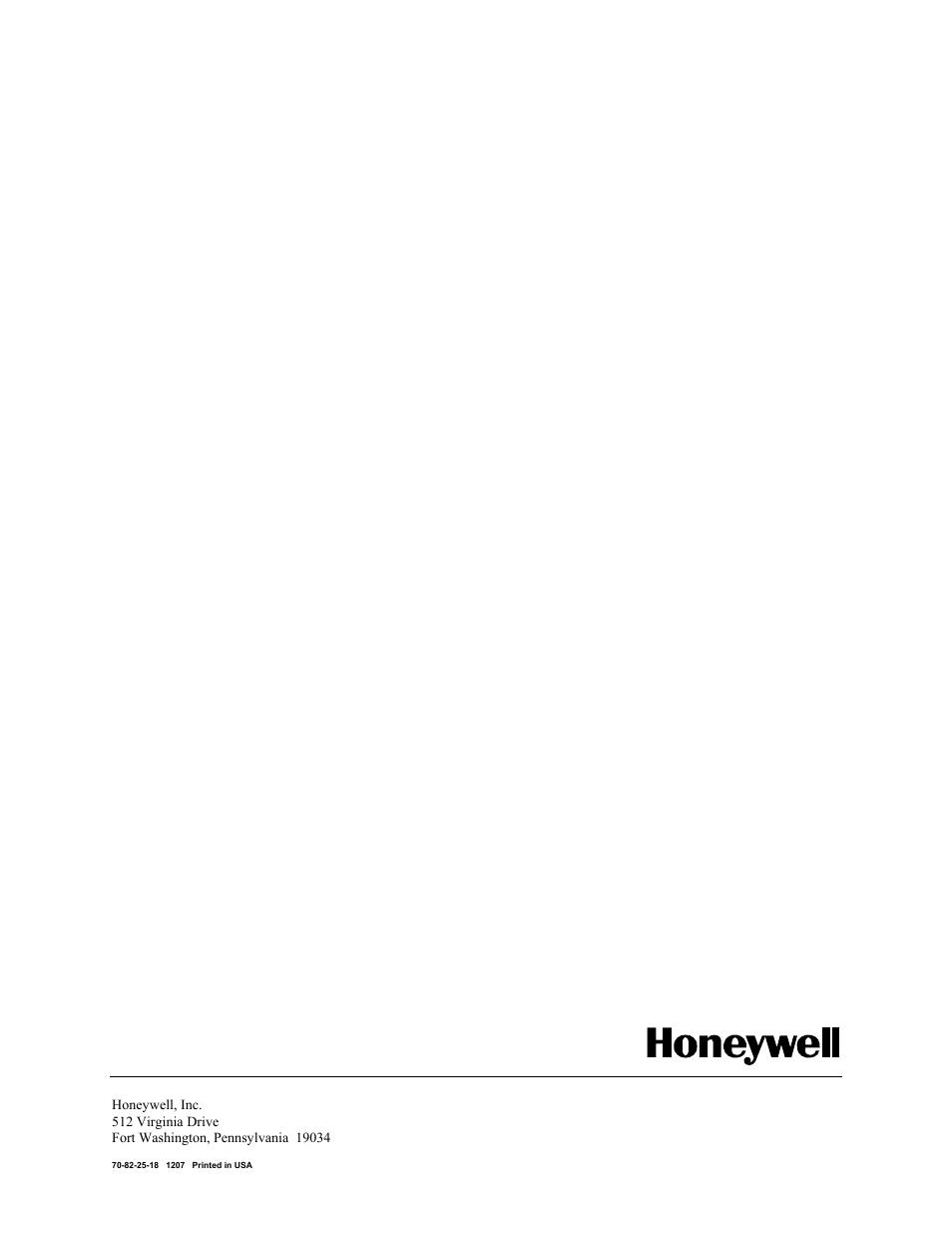 Honeywell 4905 Style Conductivity Cells 70-82-25-18 User Manual | Page 26 / 26