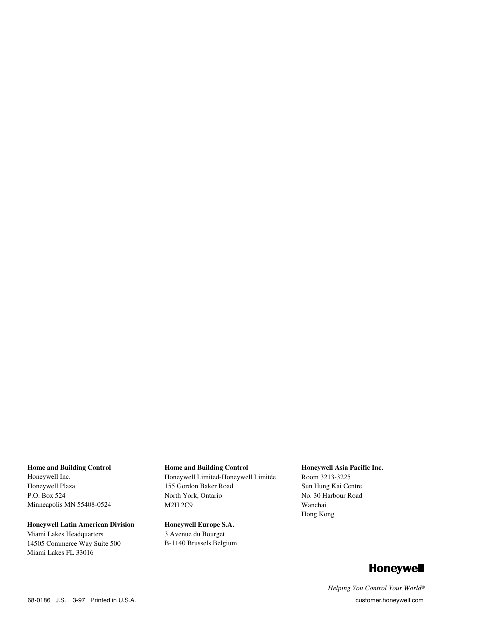 Honeywell AUTOMATIC VENT DAMPER D896 User Manual | Page 12 / 12