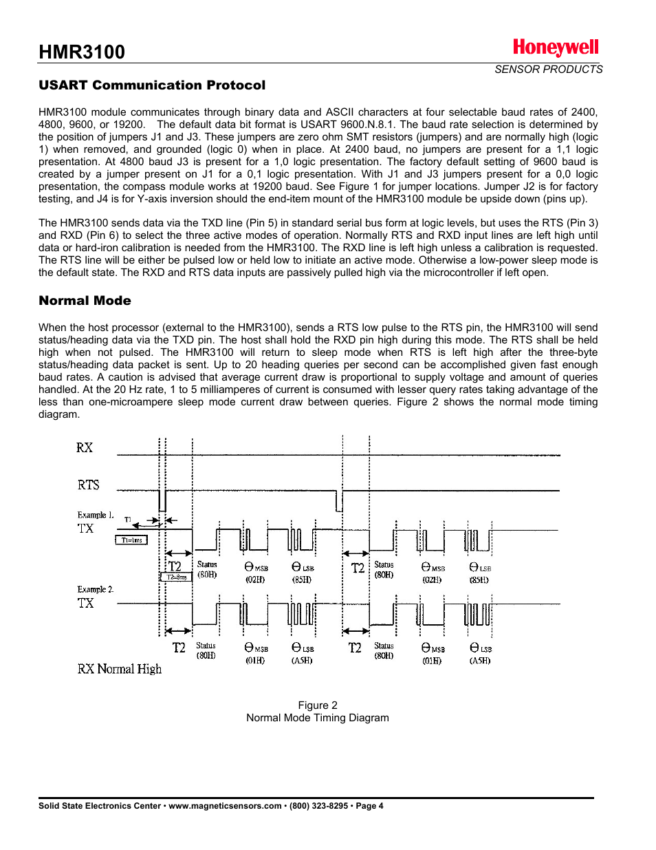 Hmr3100 | Honeywell HMR3100 User Manual | Page 4 / 7
