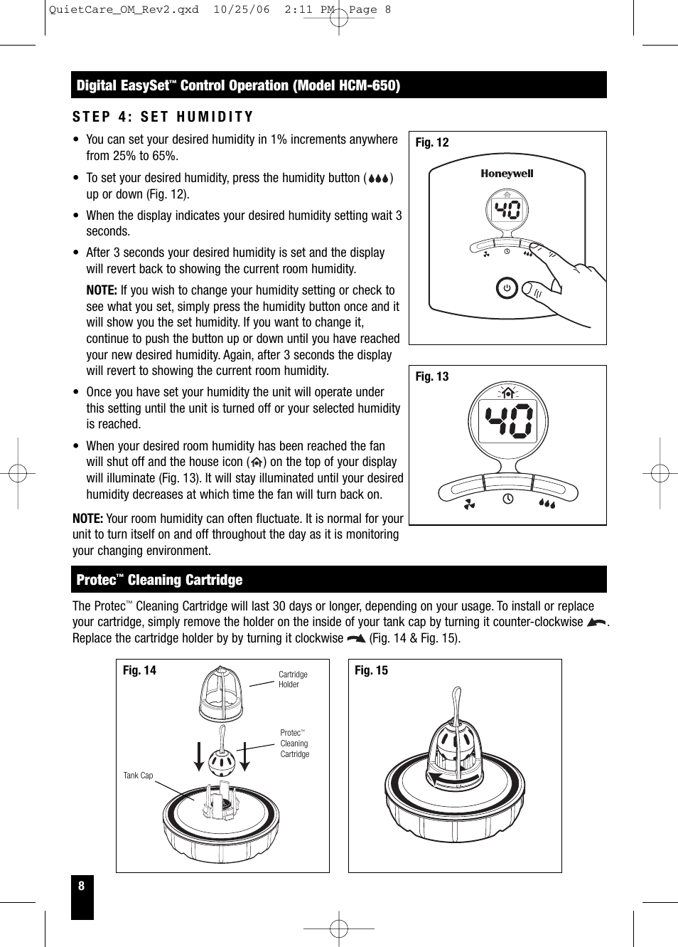 Honeywell HCM-630 Series User Manual | Page 8 / 36