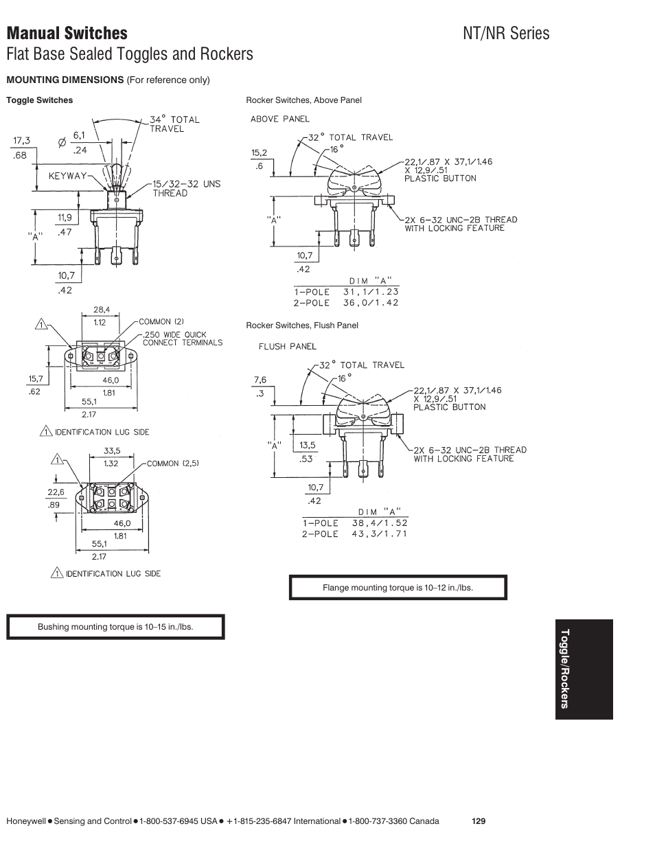 Honeywell NR Series User Manual | Page 7 / 7