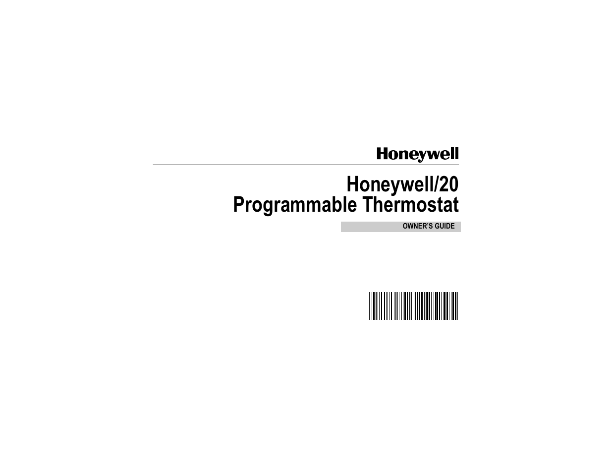 Honeywell CT2095 User Manual | 40 pages