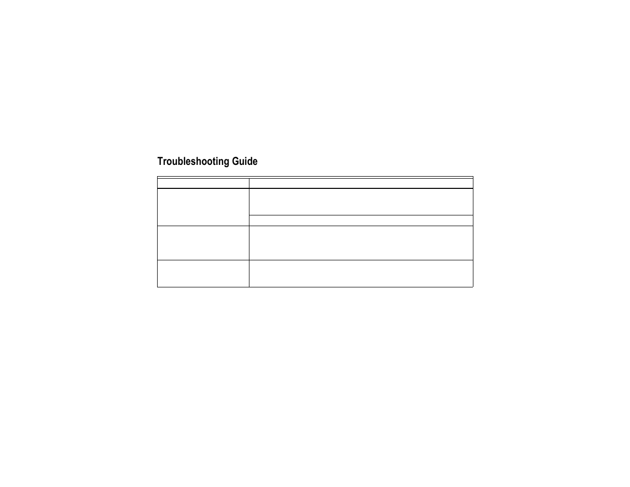 Troubleshooting guide | Honeywell CT2095 User Manual | Page 31 / 40