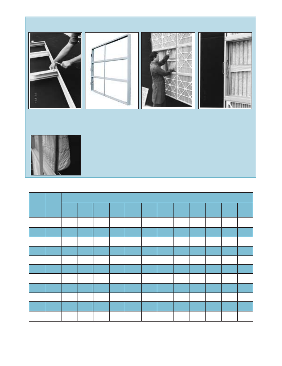 The filter and hvac store, How the k-trac works, Filter usage and module weight | Width code | Honeywell 11255 User Manual | Page 124 / 136