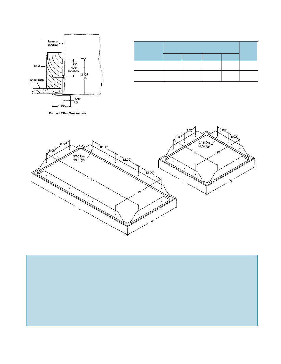 The filter and hvac store, Construction details | Honeywell 11255 User Manual | Page 127 / 136