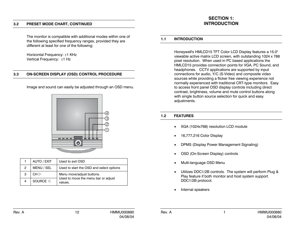 Honeywell HMLCD15 User Manual | Page 11 / 16