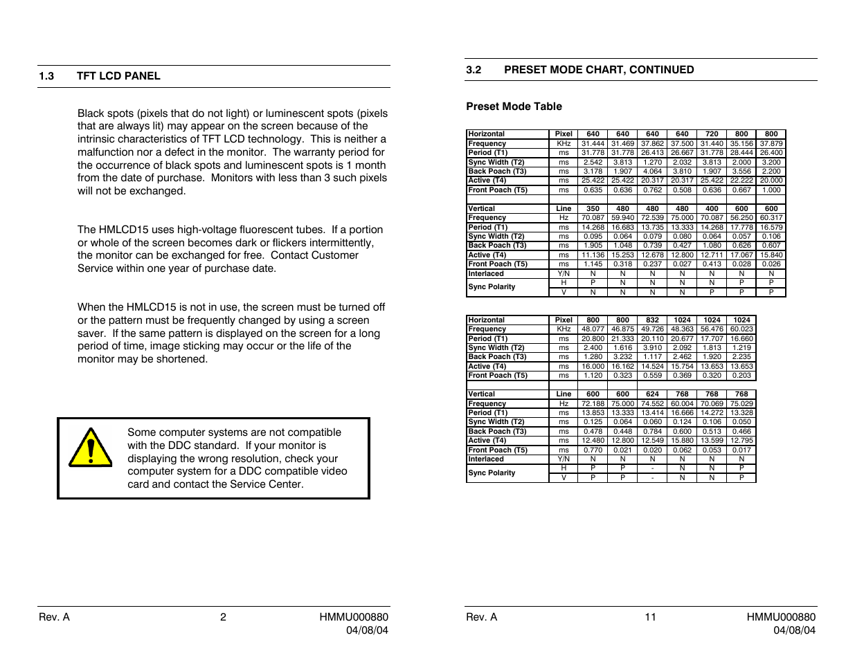 Honeywell HMLCD15 User Manual | Page 12 / 16