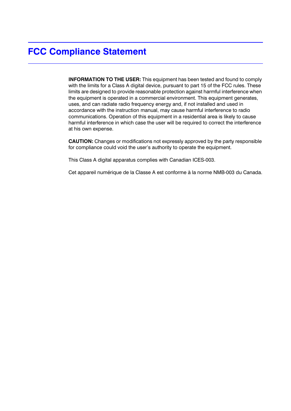 Fcc compliance statement | Honeywell HRHD 410 User Manual | Page 3 / 126