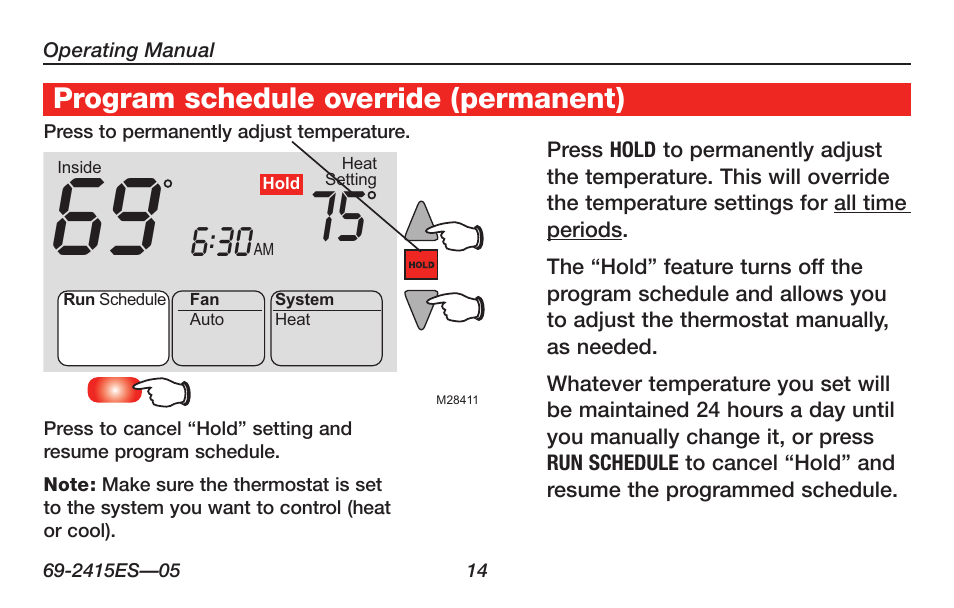 Honeywell RTH6350 User Manual | Page 16 / 56