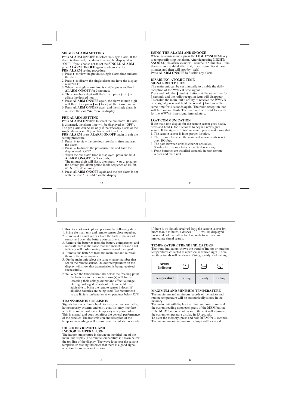 Honeywell TE328ELW User Manual | Page 4 / 6