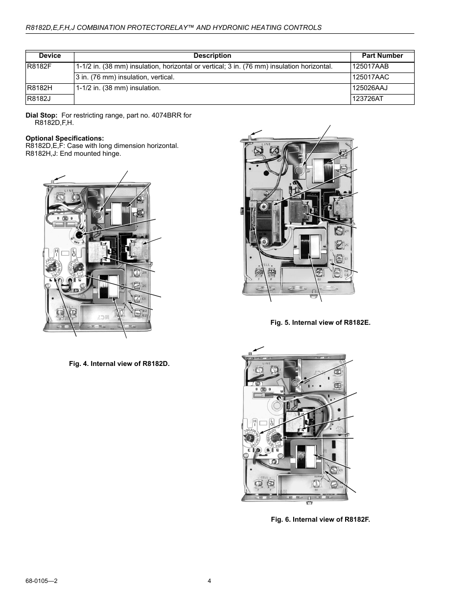 Honeywell R8182H User Manual | Page 4 / 20