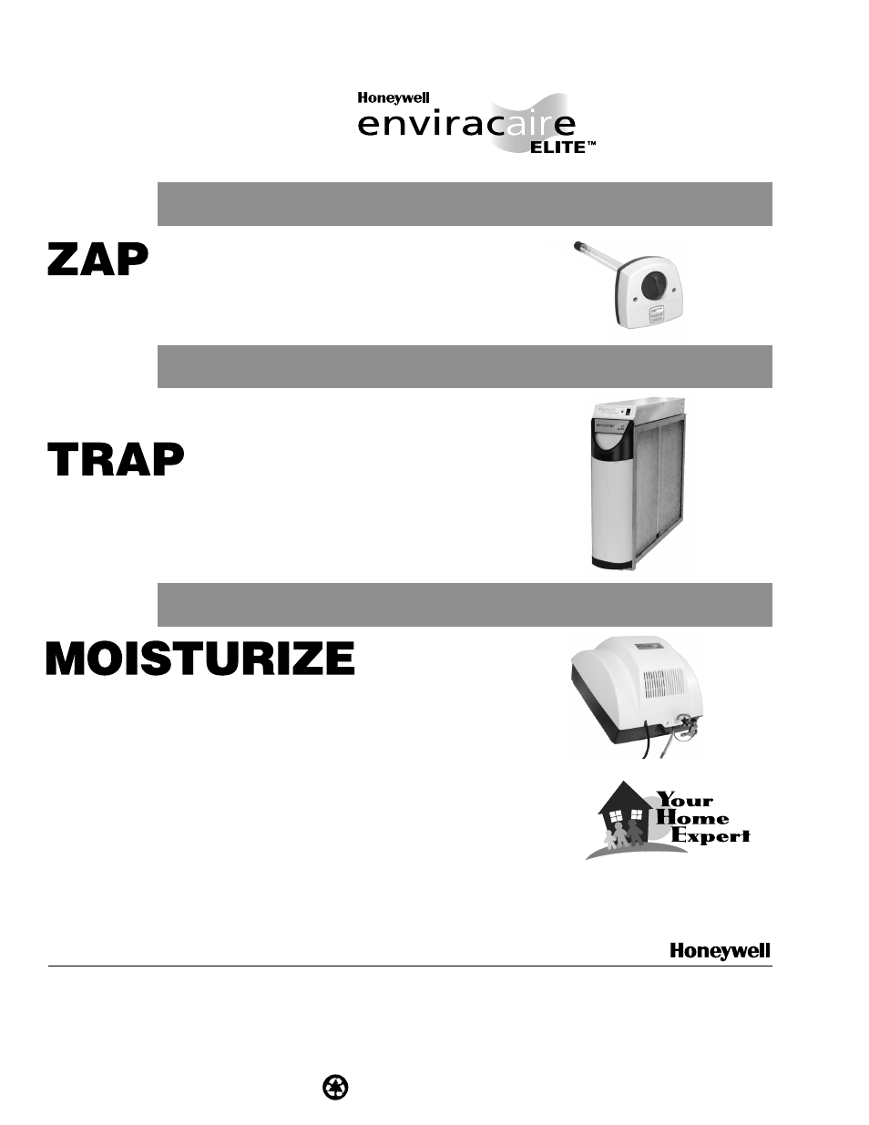 Improve your indoor air with a complete | Honeywell Enviracare Elite Bypass Flow-Through Humidifier B User Manual | Page 12 / 12