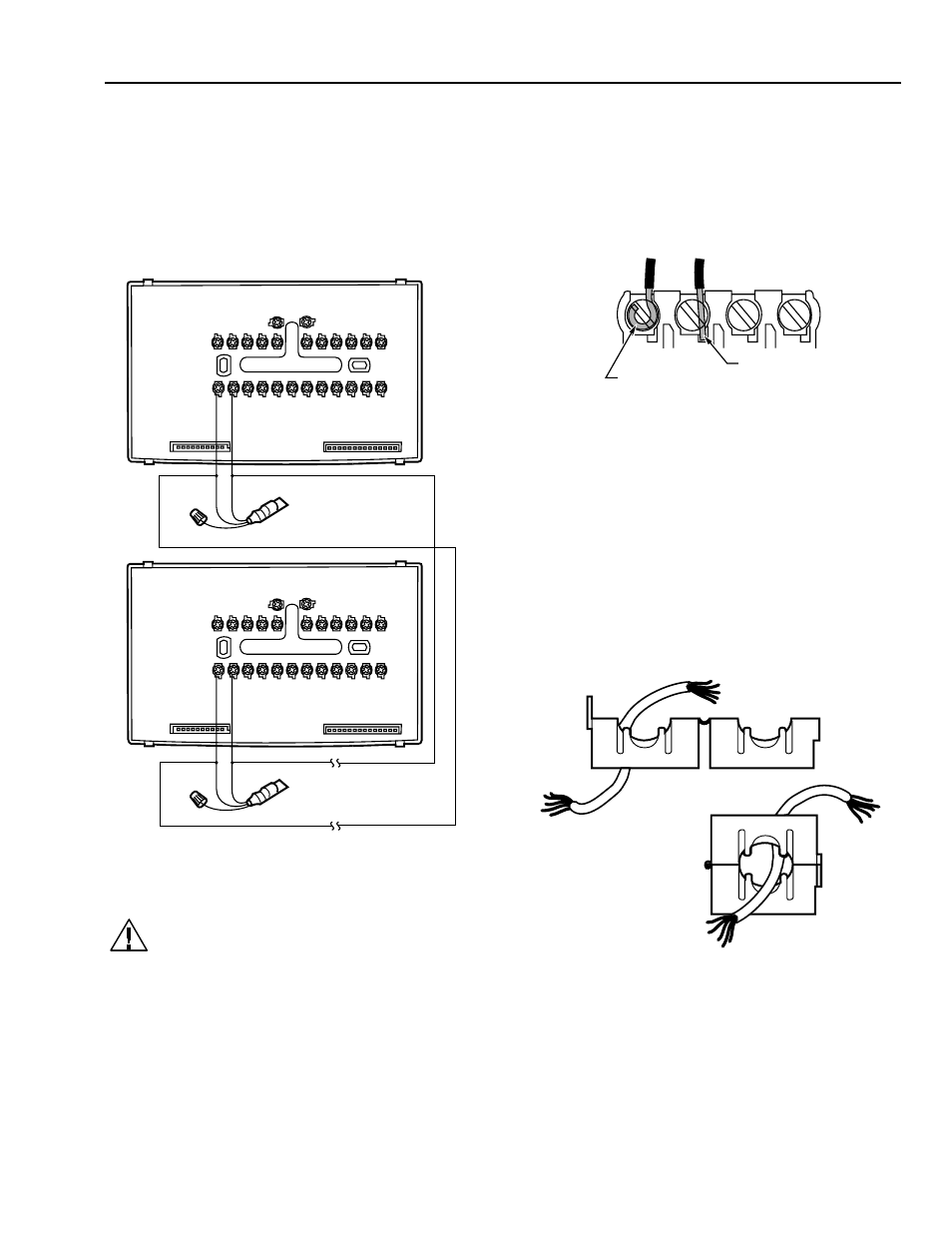 Caution, Wiring details, Step 4. prepare wiring diagrams | Doubly terminated daisy-chain network segment | Honeywell Q7300H User Manual | Page 15 / 24