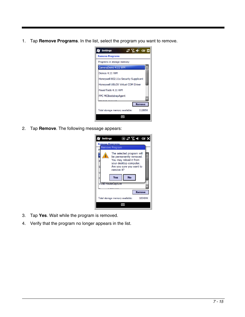 Honeywell DOLPHIN 9700 User Manual | Page 69 / 142