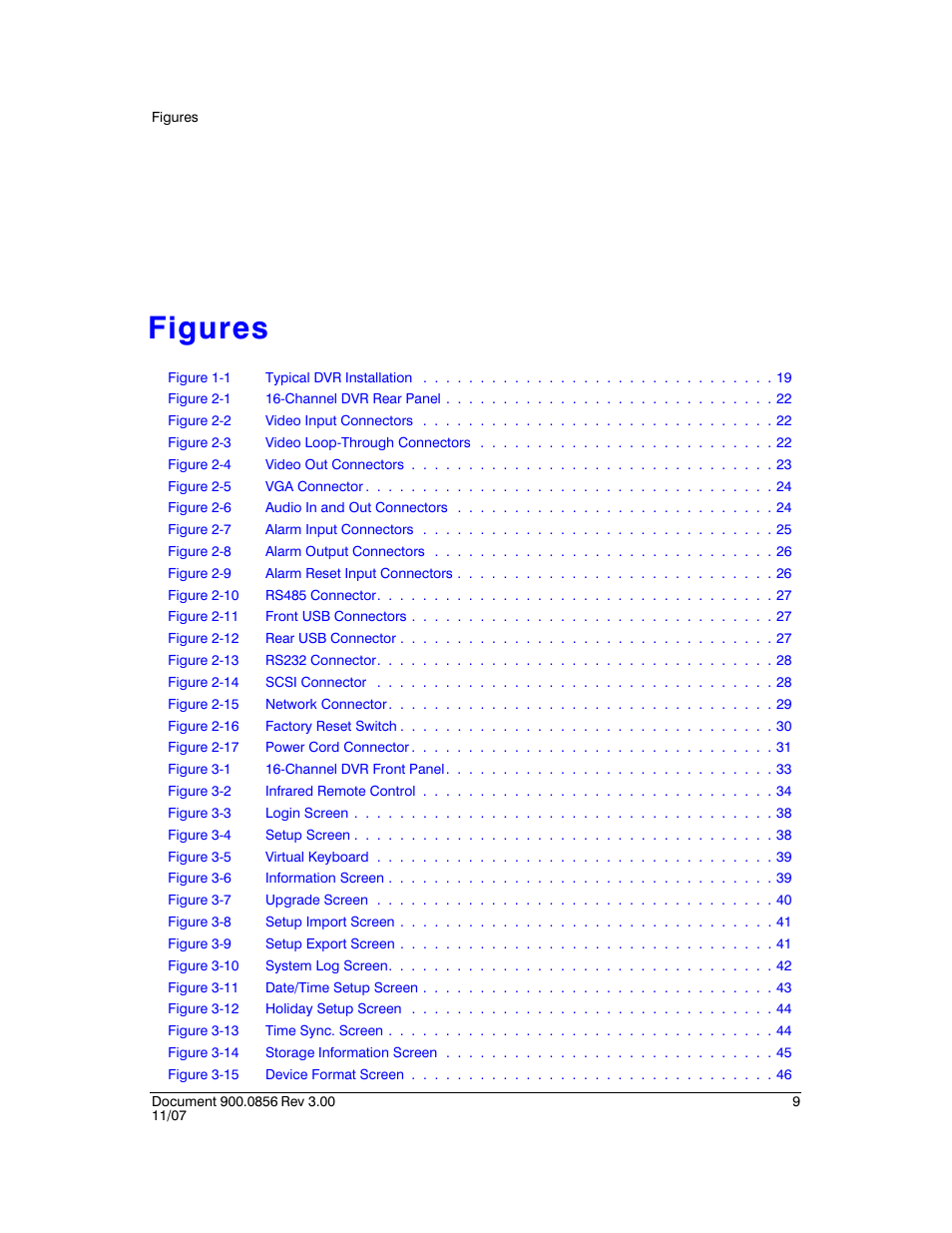 Figures | Honeywell HRXD9 User Manual | Page 9 / 156