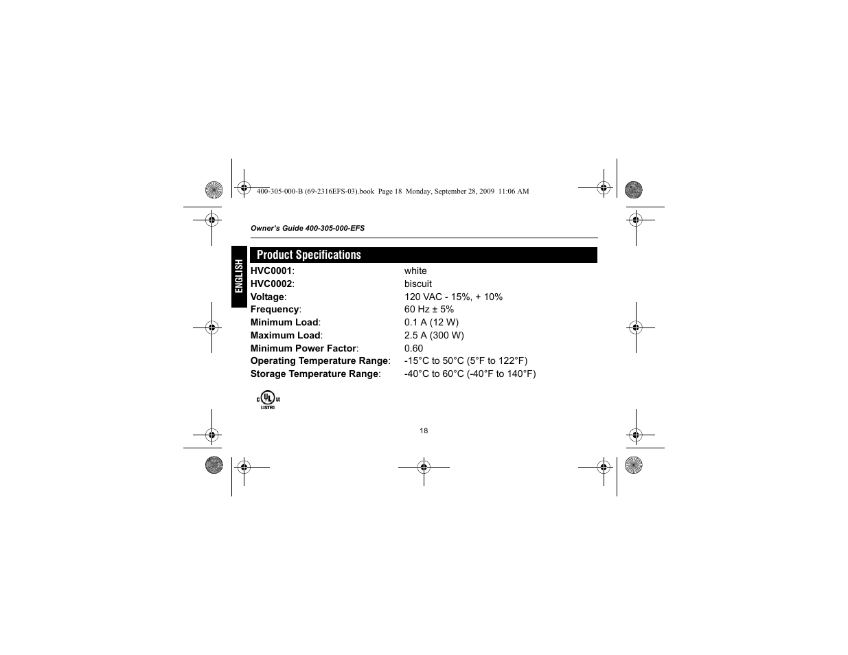 Honeywell HVC0001 User Manual | Page 20 / 64