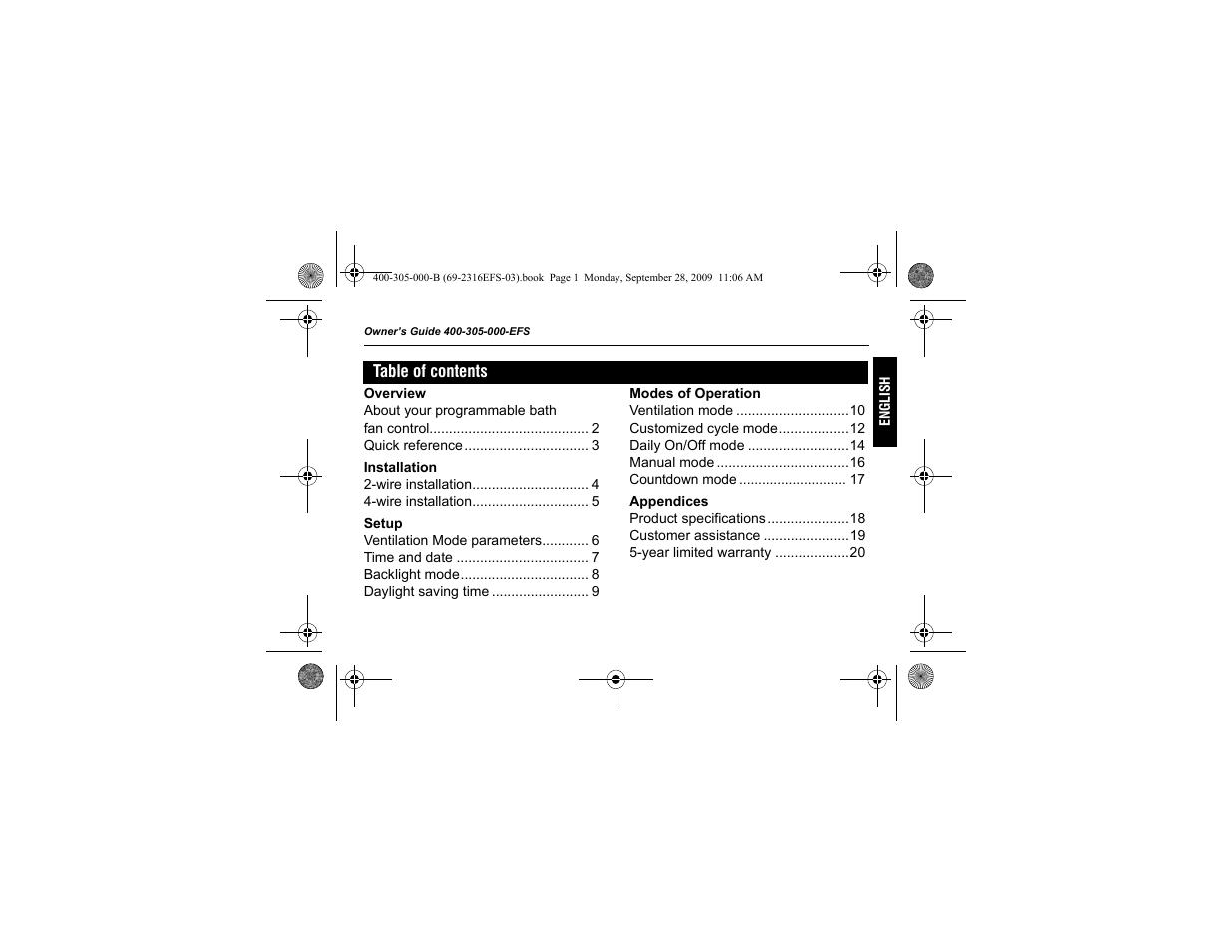 Honeywell HVC0001 User Manual | Page 3 / 64