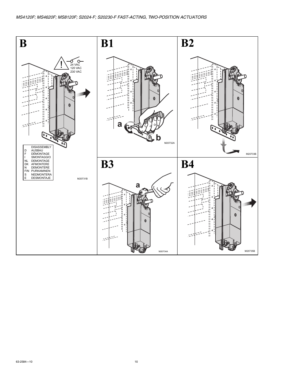 Bb1 b4 b3 b2 | Honeywell MS8120S User Manual | Page 10 / 12