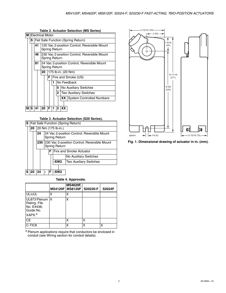 Honeywell MS8120S User Manual | Page 3 / 12