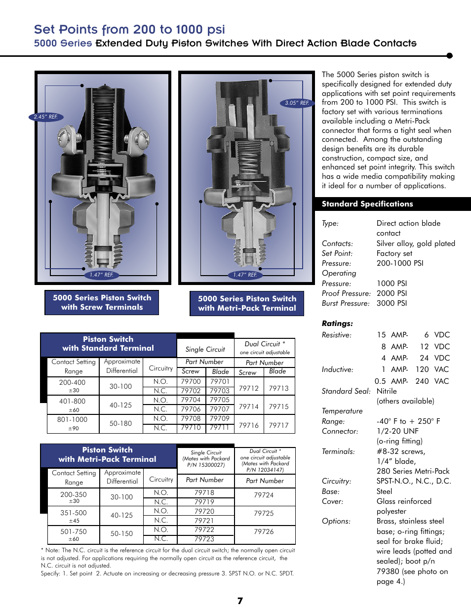 Honeywell Switches User Manual | Page 7 / 12