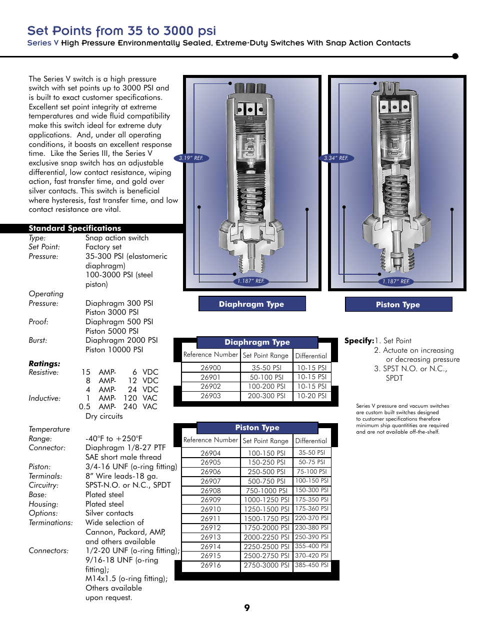 Honeywell Switches User Manual | Page 9 / 12