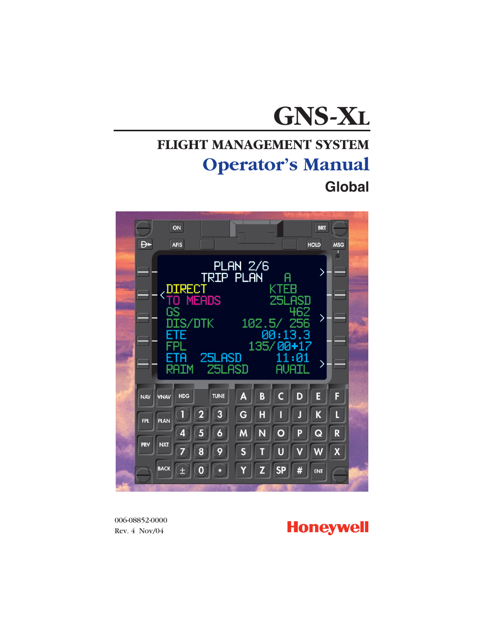 Honeywell GNS-XL User Manual | 353 pages