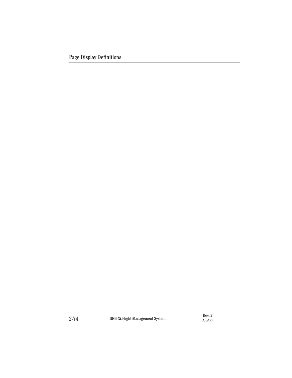 System messages, Action required | Honeywell GNS-XL User Manual | Page 105 / 353