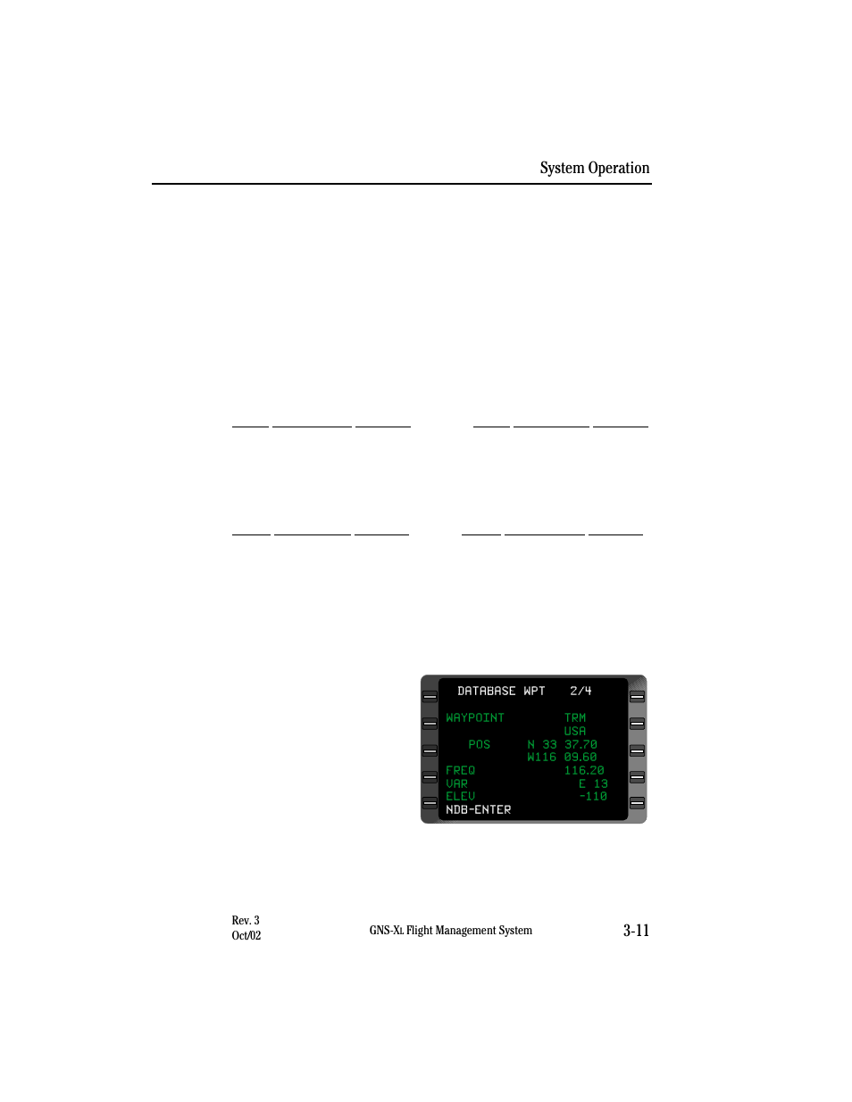 Using duplicate waypoint identifiers, System operation 3-11 | Honeywell GNS-XL User Manual | Page 122 / 353