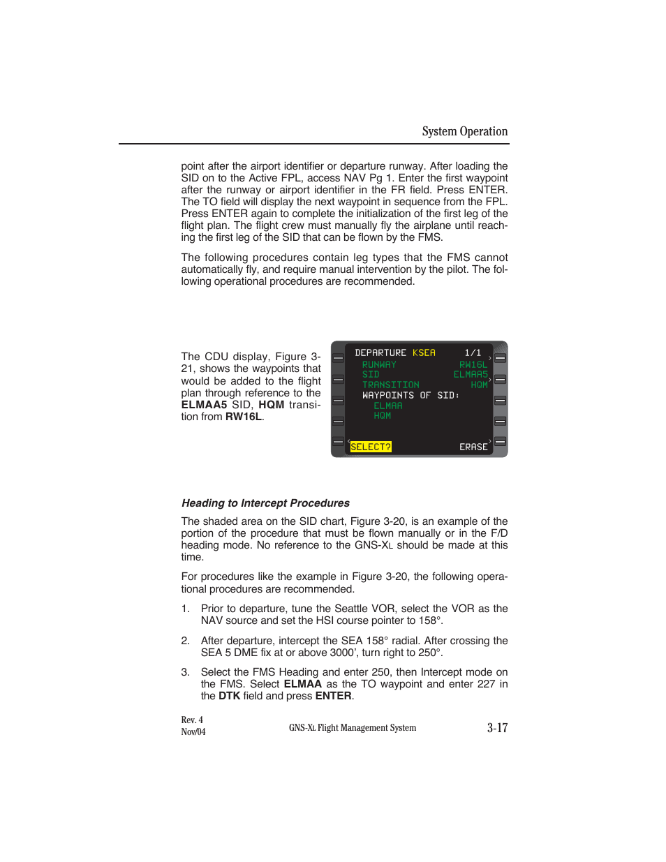 System operation 3-17 | Honeywell GNS-XL User Manual | Page 130 / 353